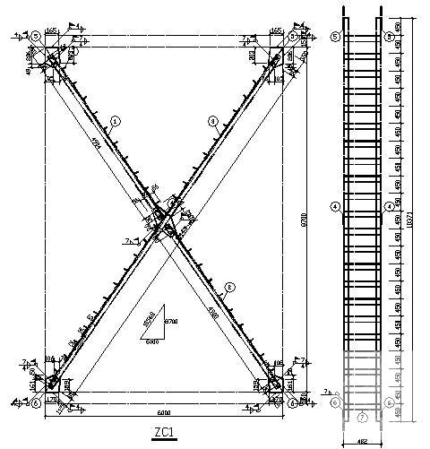 门式刚架车间钢结构CAD施工图纸（独立基础） - 3