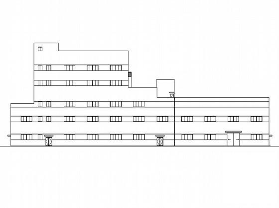 5层外商纺织厂房设计CAD施工图纸 - 1