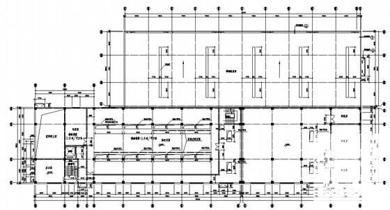 5层外商纺织厂房设计CAD施工图纸 - 3