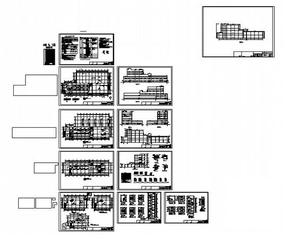 5层外商纺织厂房设计CAD施工图纸 - 4