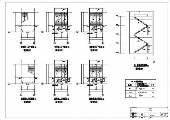 3层钢框架4s店结构CAD施工图纸（7度抗震）(楼板配筋图) - 4