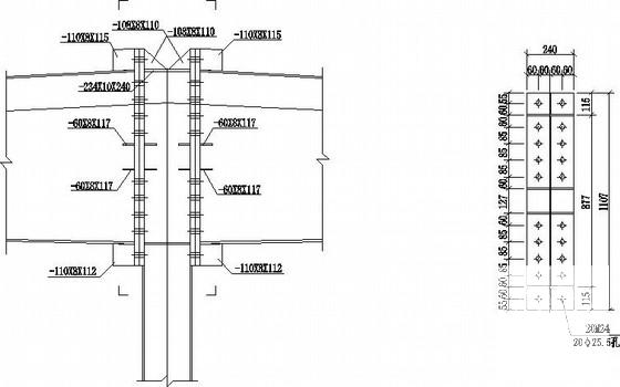 48米跨门式刚架厂房结构CAD施工图纸（独立基础） - 4
