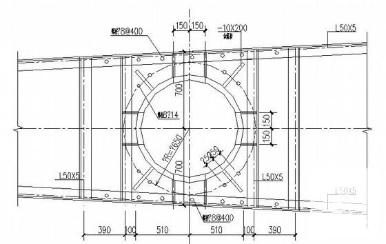 高速公路双面广告牌结构CAD施工图纸 - 3