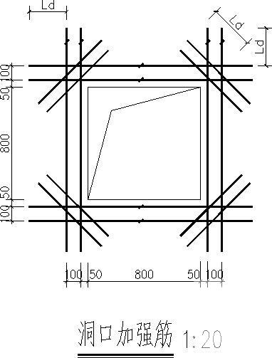 半地下式钢筋混凝土水池结构CAD施工图纸（7度抗震） - 4