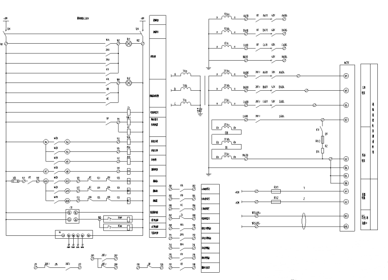 高压开关柜接线原理图