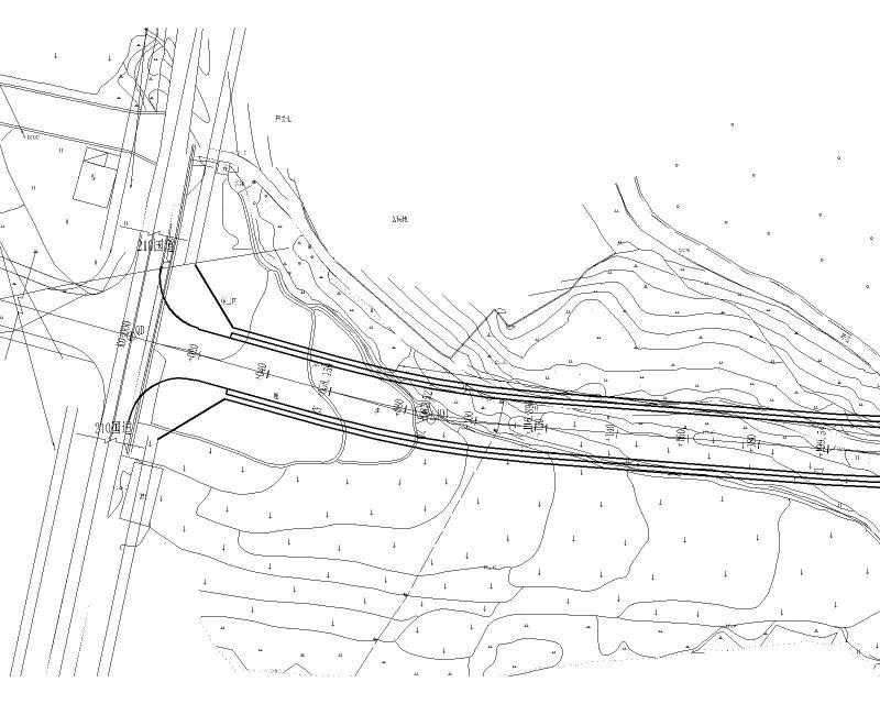 万喜路道路平面图