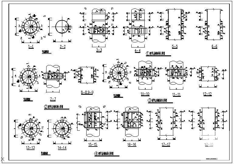 钢管混凝土柱大样图 - 1