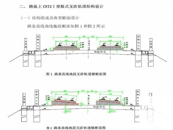 哈大客专CRTSⅠ型板式无砟轨道地段设计交底 - 2