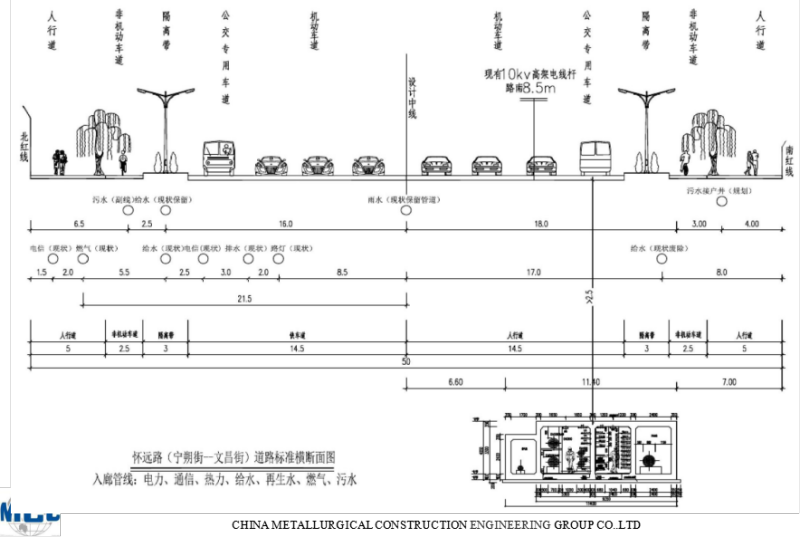 城市地下综合管廊及道路改扩建工程施工组织设计 - 1