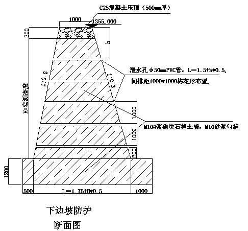 市政工程挡土墙专项施工组织设计 - 1