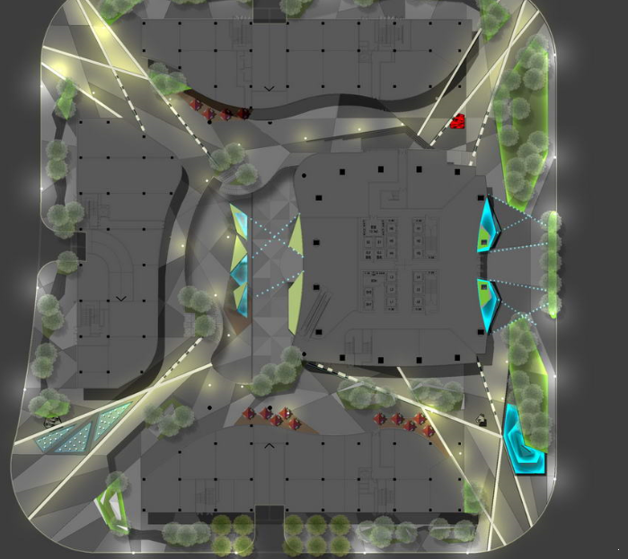 商业中心广场景观设计方案（奥雅设计） - 2