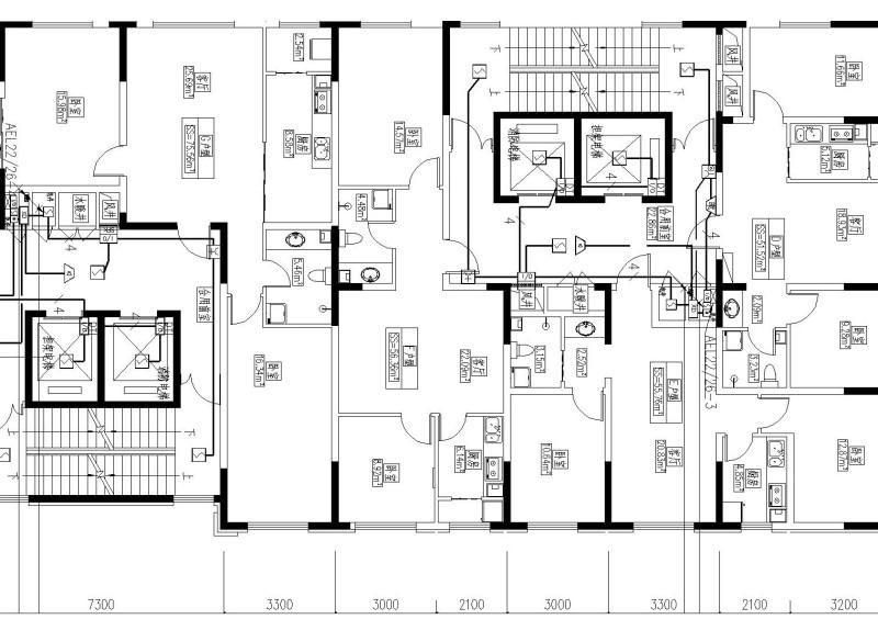 一类高层公共建筑消防报警、防火门监控、消防电源监控系统CAD施工图纸 - 4