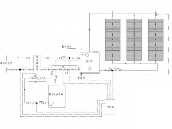 太阳能热水系统给排水系统图纸（泳池加热系统） - 4