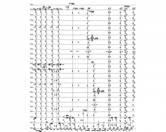 25层钢筋混凝土结构一类高层办公楼给排消防CAD施工图纸 - 4