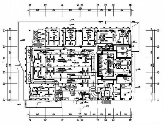 一类高层综合楼暖通空调CAD图纸（空调,通风,防排烟,人防等） - 2