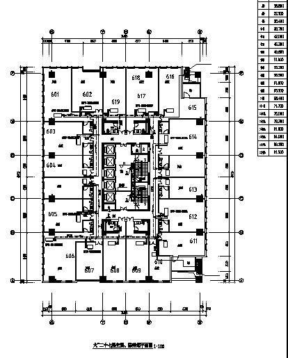 一类高层综合楼暖通空调CAD图纸（空调,通风,防排烟,人防等） - 3