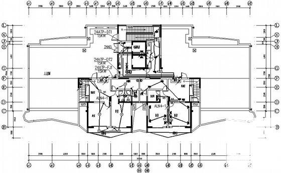 24层一类高层住宅楼电气图纸（二级负荷） - 3