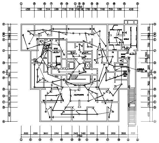 上30层住宅楼建筑电气CAD施工图纸（一类高层） - 1