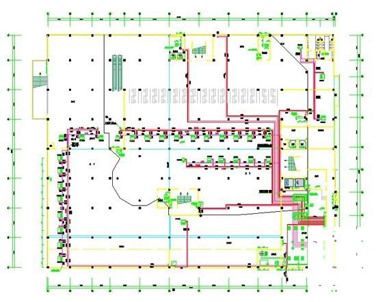 5层商场建筑给排水CAD施工图纸(自动喷水灭火系统) - 1