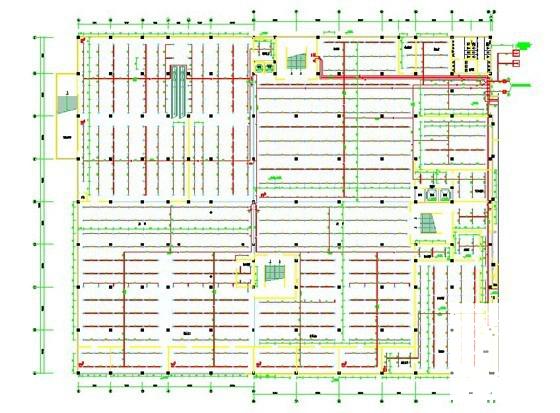 5层商场建筑给排水CAD施工图纸(自动喷水灭火系统) - 2