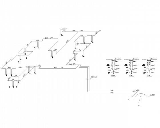 2层药厂洁净车间给排水CAD图纸(纯化水系统) - 2
