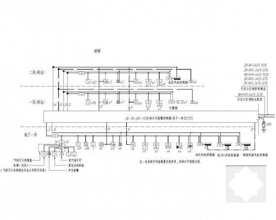 23层商住楼强弱电CAD施工图纸（一类高层） - 4