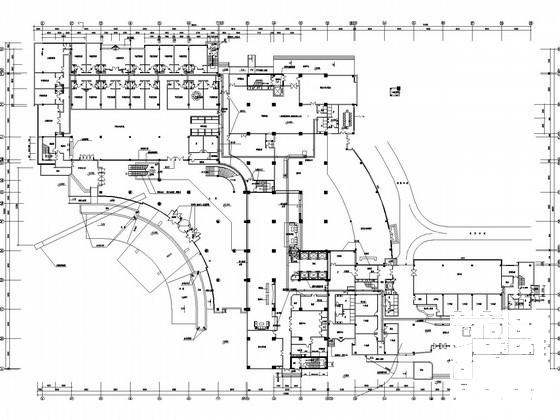 22层酒店给排水图纸(地下室平面图) - 1