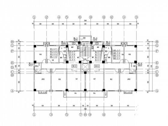 7层住宅楼建筑给排水CAD施工图纸 - 1