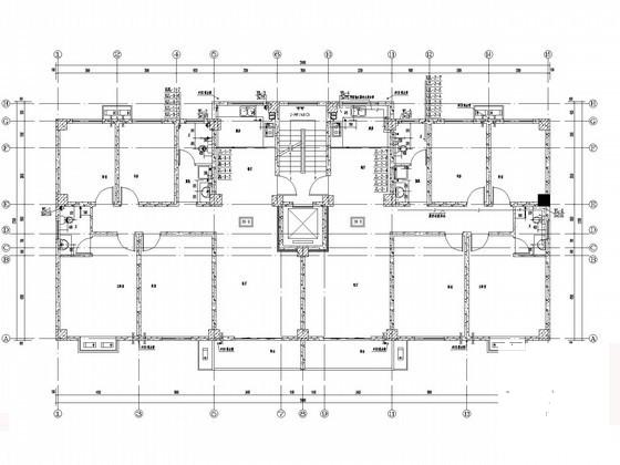 7层住宅楼建筑给排水CAD施工图纸 - 3