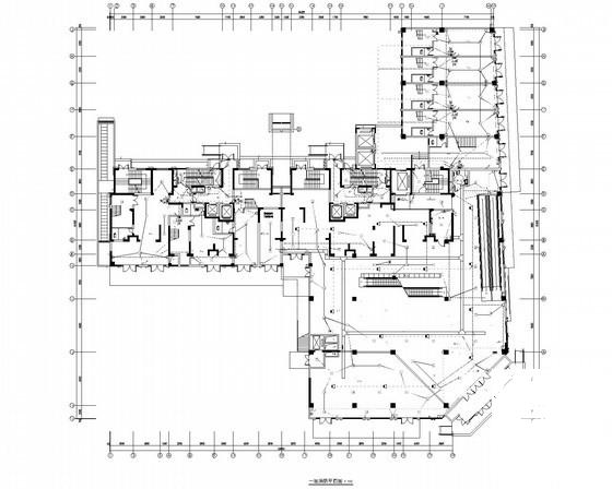 一类高层商业楼强弱电CAD施工图纸（人防） - 2