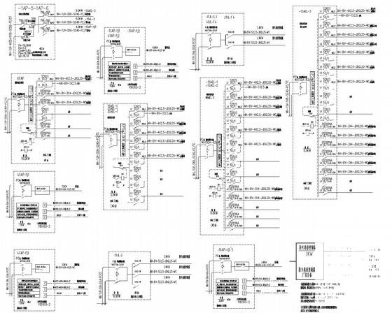 一类高层商业楼强弱电CAD施工图纸（人防） - 3