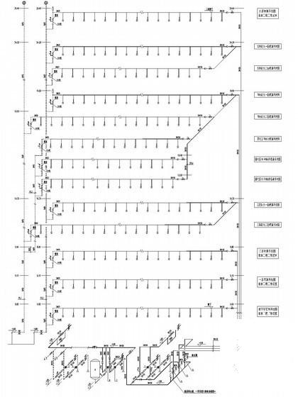 6层大型娱乐场所建筑给排水CAD图纸(地下室管道) - 5