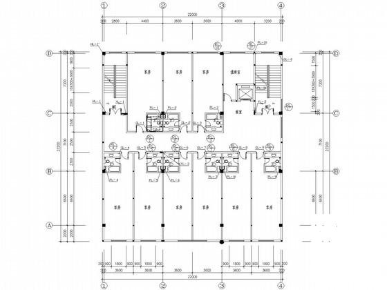 9层商业综合楼给排水CAD图纸 - 2