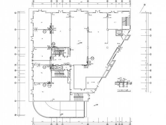 16层农业大厦建筑给排水及采暖CAD施工图纸（大型甲级设计院）(自动喷淋系统图) - 2