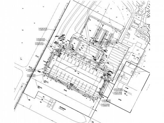大型客运站建筑给排水设计CAD图纸（附50页设计说明水喷雾灭火） - 1