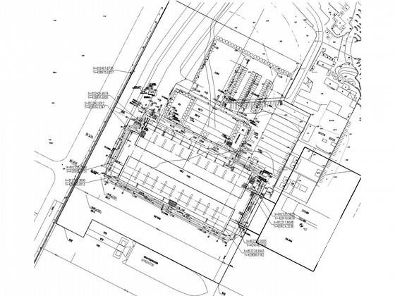 大型客运站建筑给排水设计CAD图纸（附50页设计说明水喷雾灭火） - 1