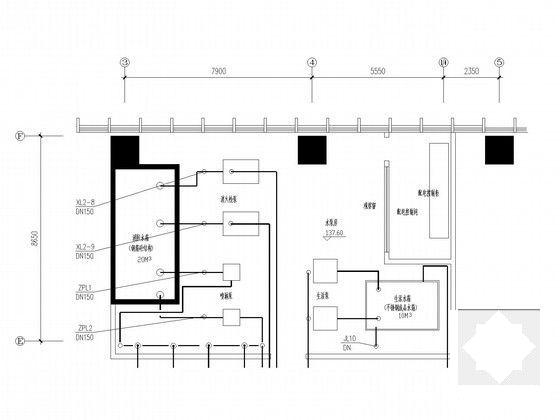 52层超高层办公大厦给排水CAD图纸 - 5