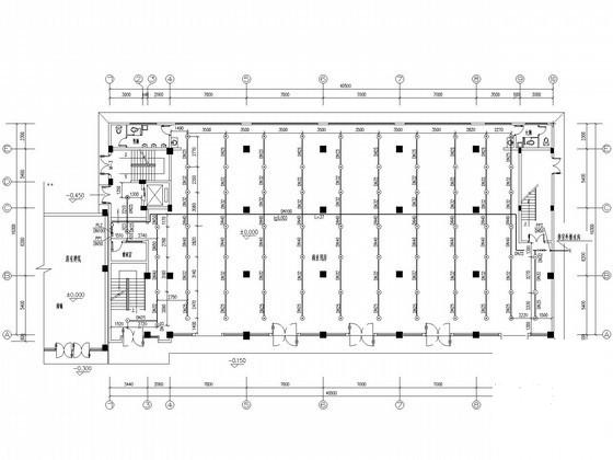 6层商业办公楼建筑给排水CAD施工图纸 - 1