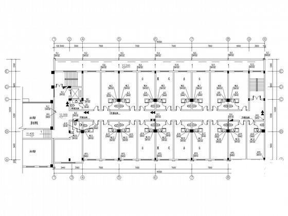 6层商业办公楼建筑给排水CAD施工图纸 - 2