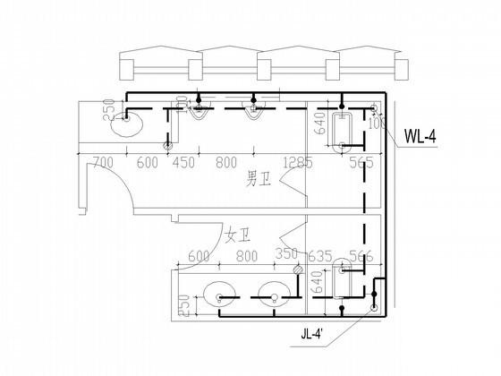 4层购物广场建筑给排水CAD施工图纸 - 2