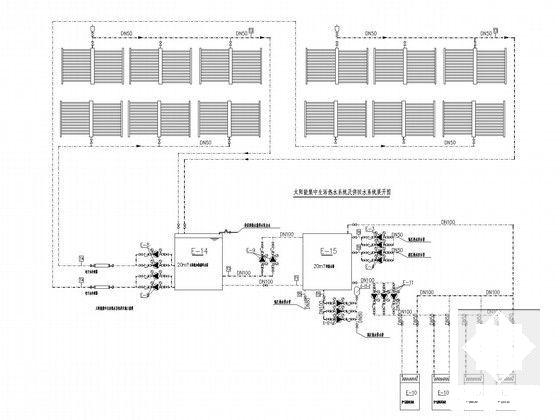 8层后勤服务中心楼给排水图纸（太阳能热水系统） - 4