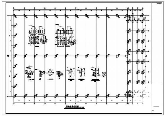 跨度30米地上3层钢框架厂房结构设计CAD图纸(梁平法施工图) - 2