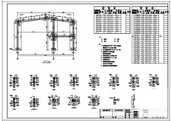 14米跨局部2层门式钢架厂房结构设计图纸（独立基础） - 3