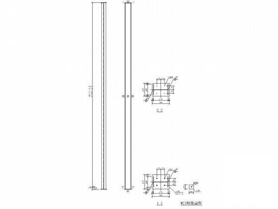 跨度24m单层门式钢架钢结构CAD施工图纸（独立基础） - 4