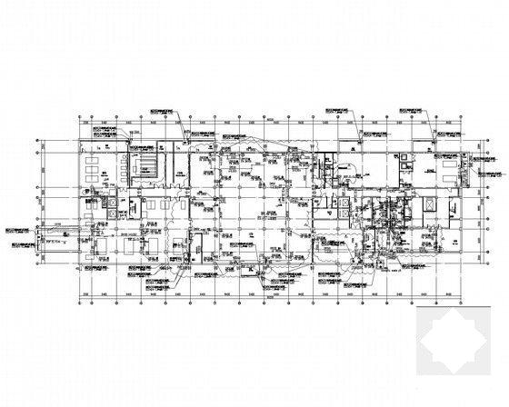 5层主厂房给排水消防设计CAD施工图纸(室内消火栓系统) - 5
