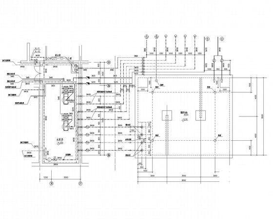 18层住宅楼给排水CAD施工图纸(管道平面图) - 4