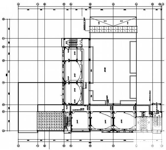 地上5层学校实验楼电气CAD图纸（高24.6米）(公共建筑) - 2