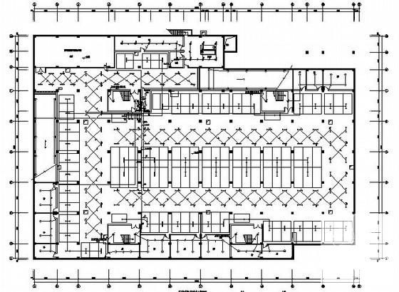 地上4层商场电气CAD图纸（车库）(火灾自动报警) - 1