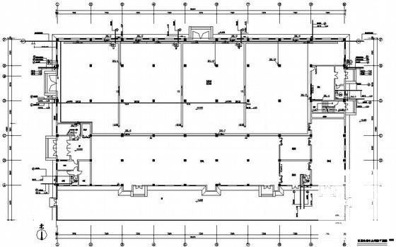 5层四星级标准酒店工程后勤动力楼给排水及消防CAD图纸 - 2