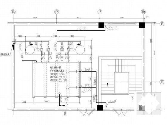 6层宾馆给排水CAD施工图纸 - 4